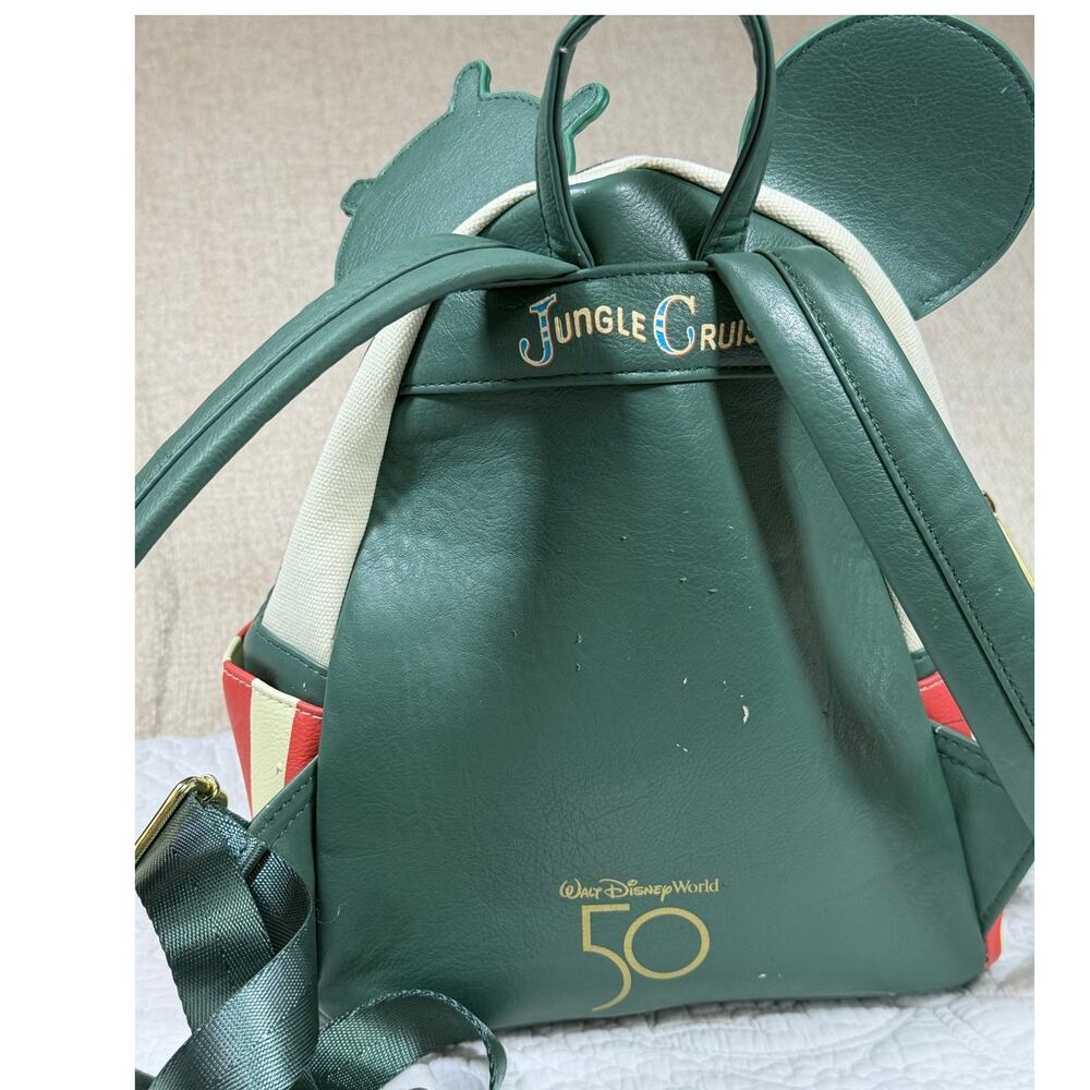 LOUNGEFLY JUNGLE CRUISE KIDS MINI BACKPACK BAG MICKEY MOUSE MAIN ATTRACTION - Picture 2 of 16